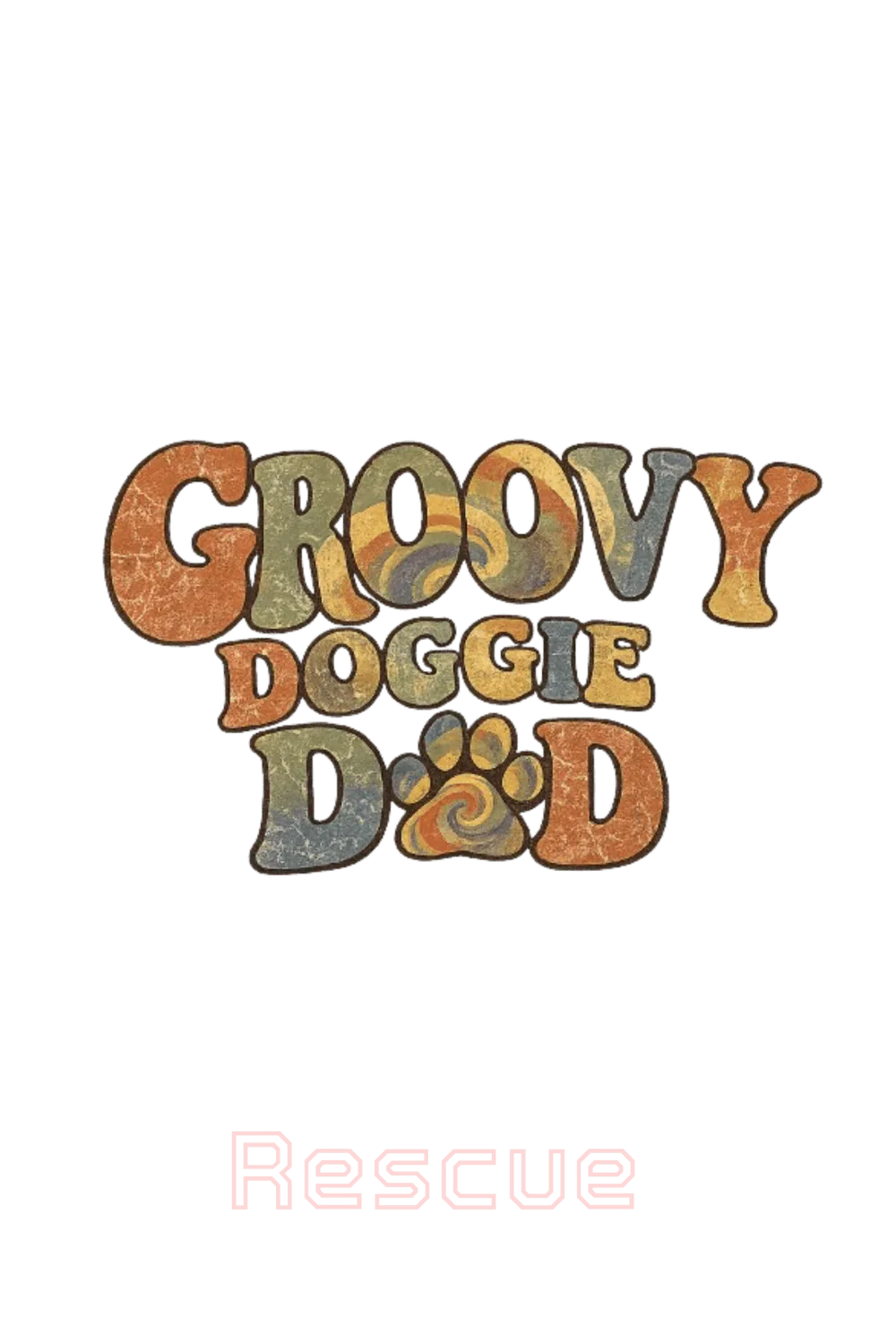 Groovy Doggie Dad Short-Sleeve Unisex T-Shirt